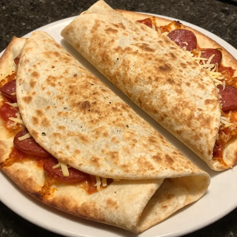 Baked Pizza Wraps
