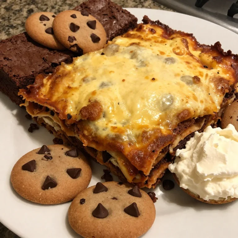 Brookie Cheesecake Lasagna
