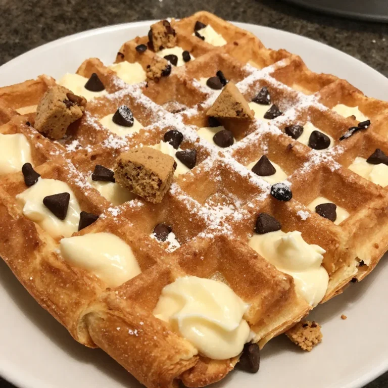 Cheesecake Cookie Croffles