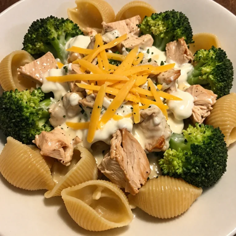 Chicken Broccoli Shells