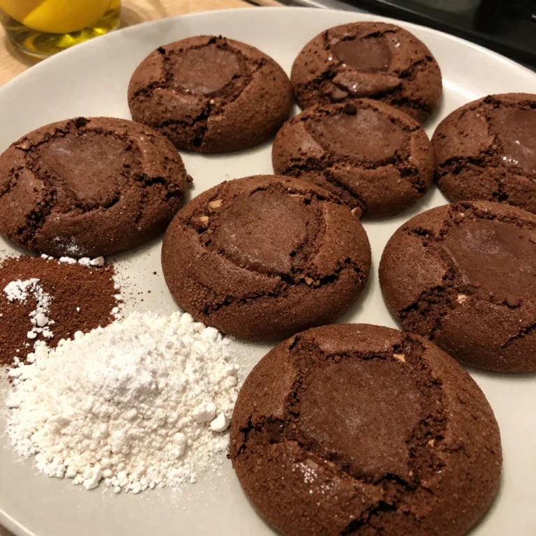 Chocolate Crinkle Cookies