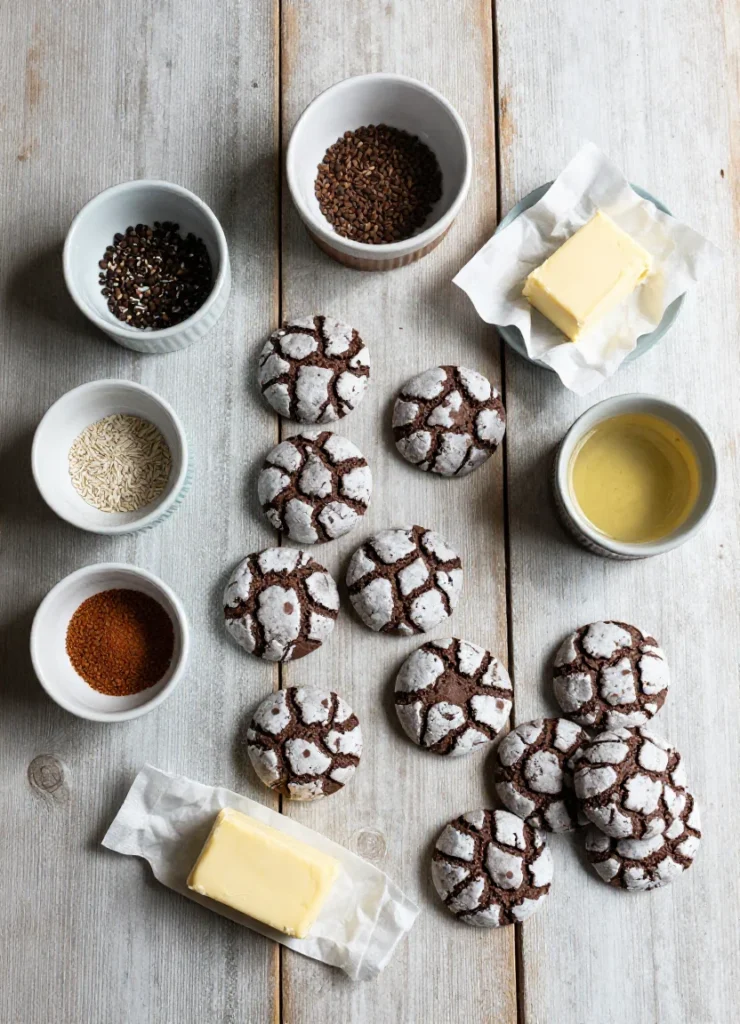 Chocolate Crinkle Cookies