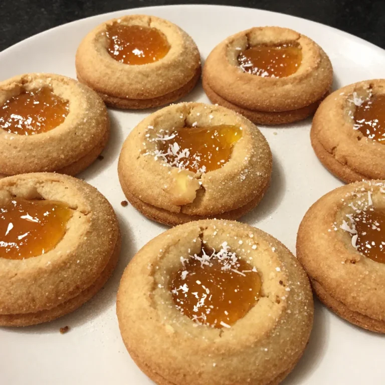 Coconut Jam Cookies
