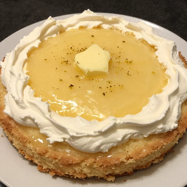 Lemon Cream Dump Cake