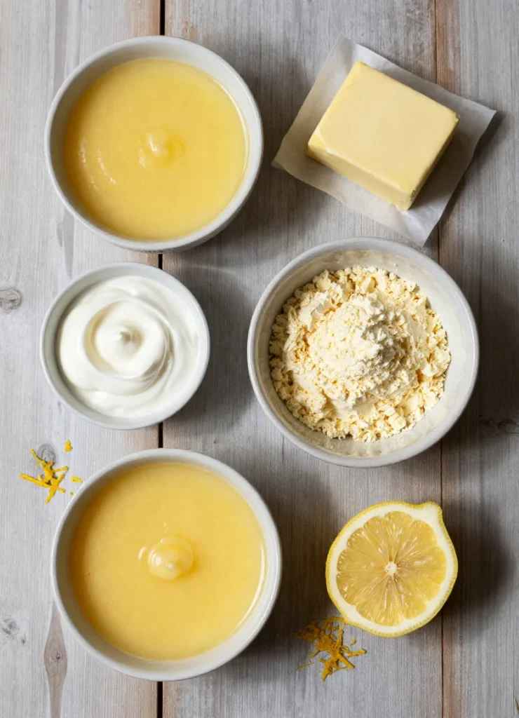Lemon Cream Dump Cake