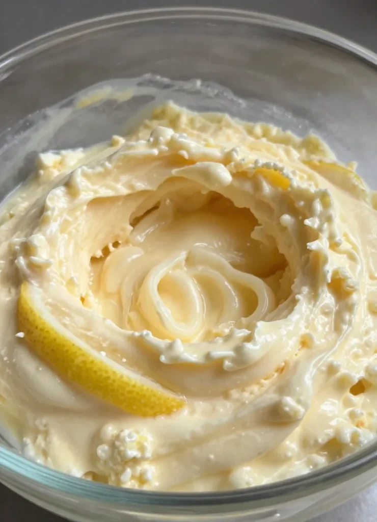 Lemon Cream Dump Cake