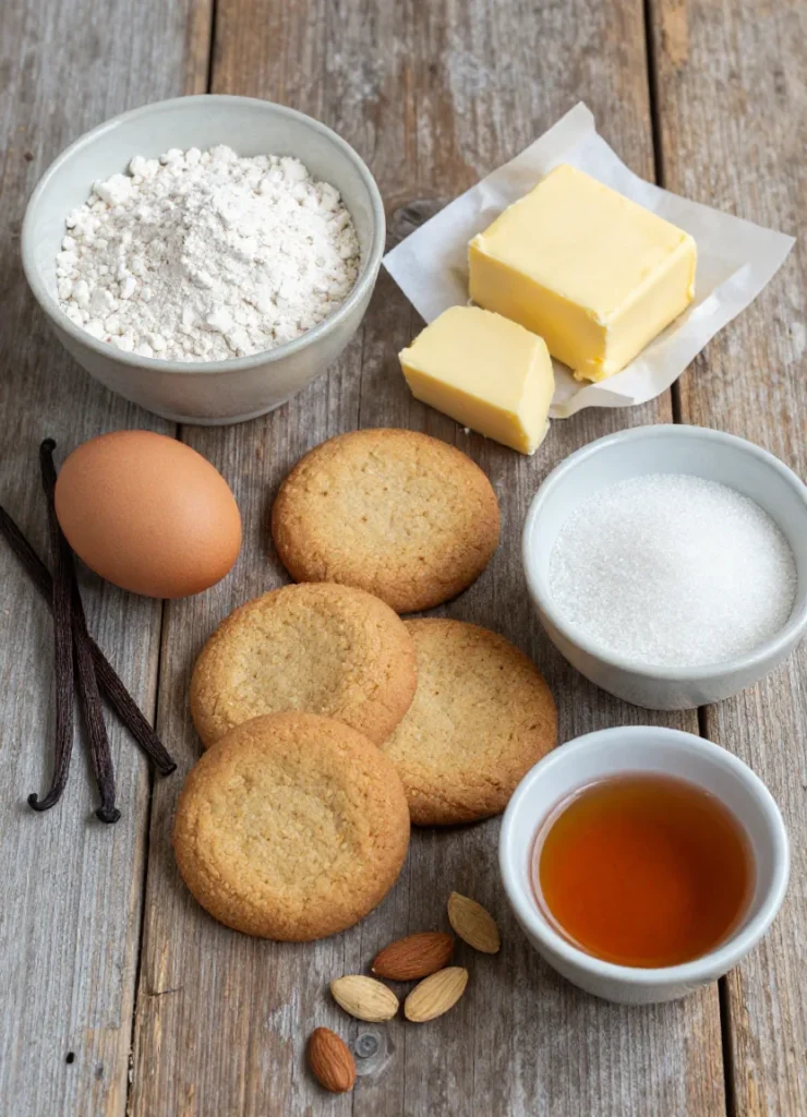 Vanilla Almond Sugar Cookies